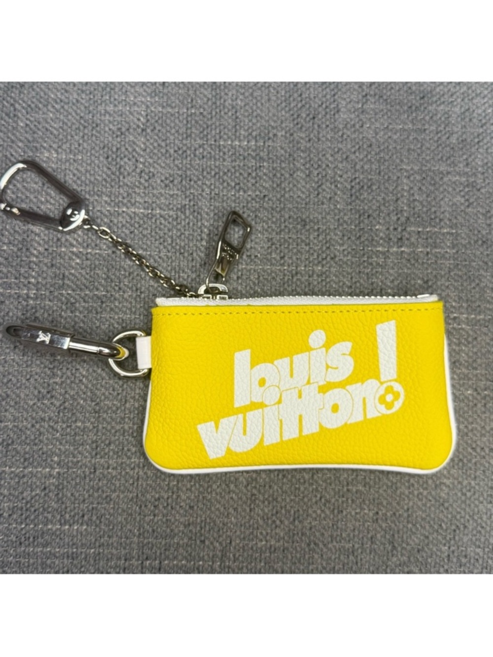 Louis Vuitton Everyday Leather key pouch / bag charm